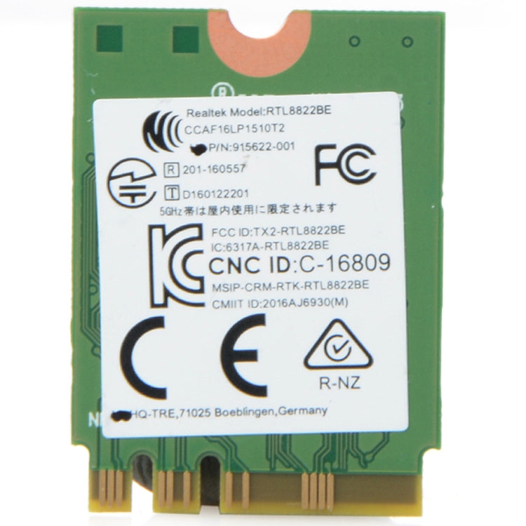 Card mạng không dây băng tần kép RTL8822BE AC 433M Bluetooth 4.0 cho Dell / ASUS / Toshiba / Sony / Acer, RTL8822BE