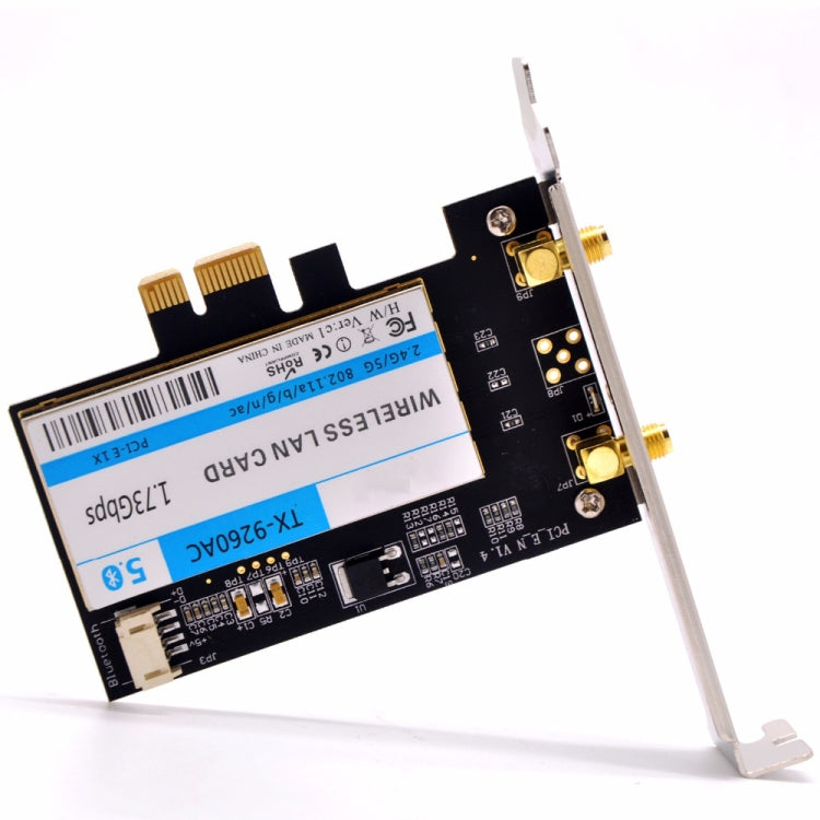 TX-9260AC Bộ chuyển đổi WiFi Desktop PCI-e Wireless-AC băng tần kép 802.11ac 1730Mbps + Bluetooth 5.0 WLAN cho Intel 9260ac, TX-9260AC 1730Mbps