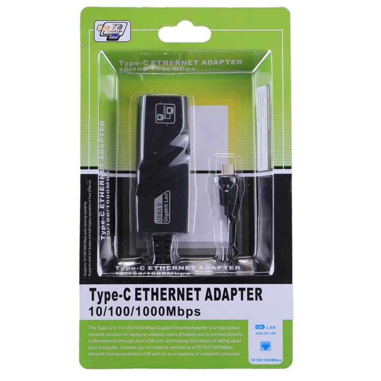 Cáp chuyển đổi USB-C / Type-C sang RJ45 mạng Gigabit Ethernet dài 15cm, RJ45