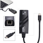 Cáp chuyển đổi USB-C / Type-C sang RJ45 mạng Gigabit Ethernet dài 15cm, RJ45