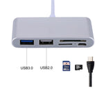 Đầu đọc thẻ đa năng 5 trong 1 Micro SD + SD + USB 3.0 + USB 2.0 + Micro USB sang USB-C / Type-C OTG cho máy tính bảng, điện thoại thông minh, PC, 5 trong 1 (Bạc), 5 trong 1 (Vàng)