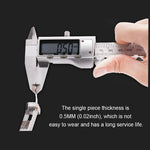 51 lưỡi đo ren vít Mỹ 60 độ bằng thép không gỉ CR, bộ 51 lưỡi đo ren