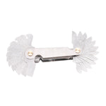 Bộ 58 cái thước đo ren thép không gỉ CR góc 60 độ hệ mét + góc 55 độ Anh, Bộ 58 cái thước đo ren