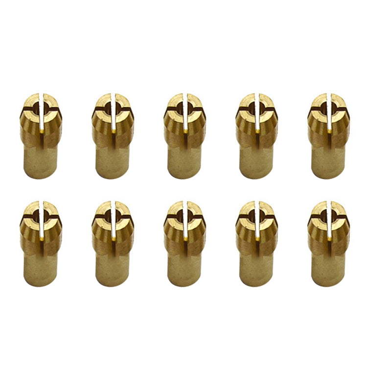 10 cái đai kẹp đồng ba càng cho phụ kiện máy mài điện, đường kính lỗ: 2.2mm, đường kính lỗ: 2.2mm