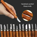 12 in 1  Wood Carving Chisels Knife Basic Woodcut Working Handmade Rubber Stamps Hand Tools, Chisels Knife