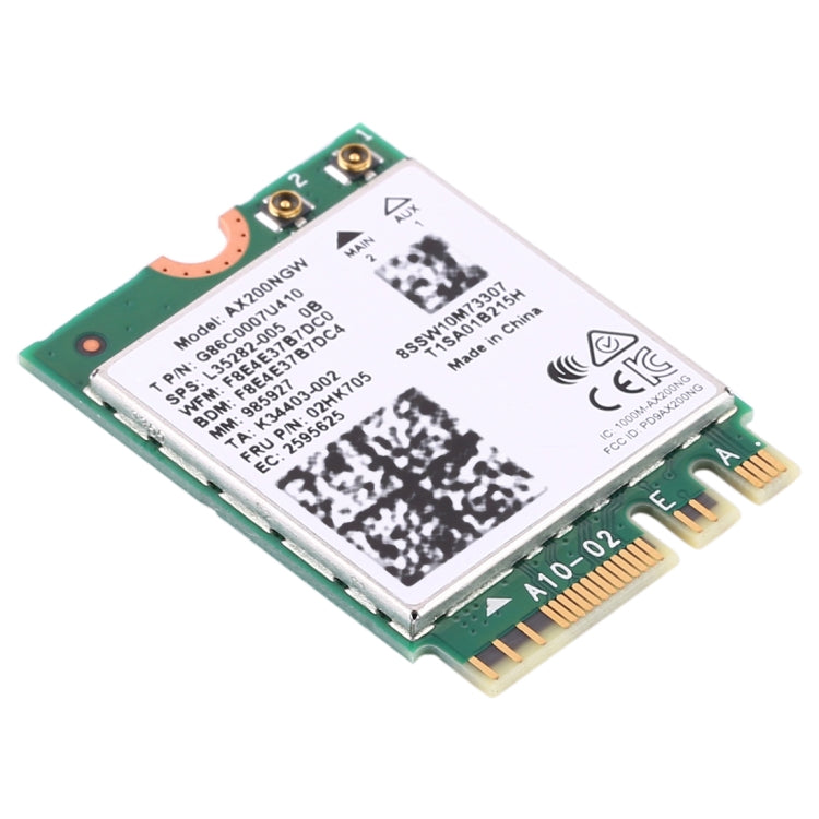 Card mạng Wifi Bluetooth 5.0 AX200 băng tần kép 2400Mbps AX200NGW NGFF M.2 2.4G/5G 802.11 ac/ax