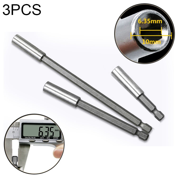 Cần nối khoan súng điện 3 trong 1 đầu 1/4 có từ tính cao, ống nối, khớp nối xoay nhanh, dài 60/100/150mm