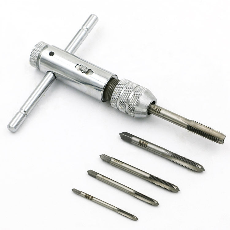 Cờ lê taro có thể điều chỉnh M3-M8 và phụ kiện taro tay, M3-M8