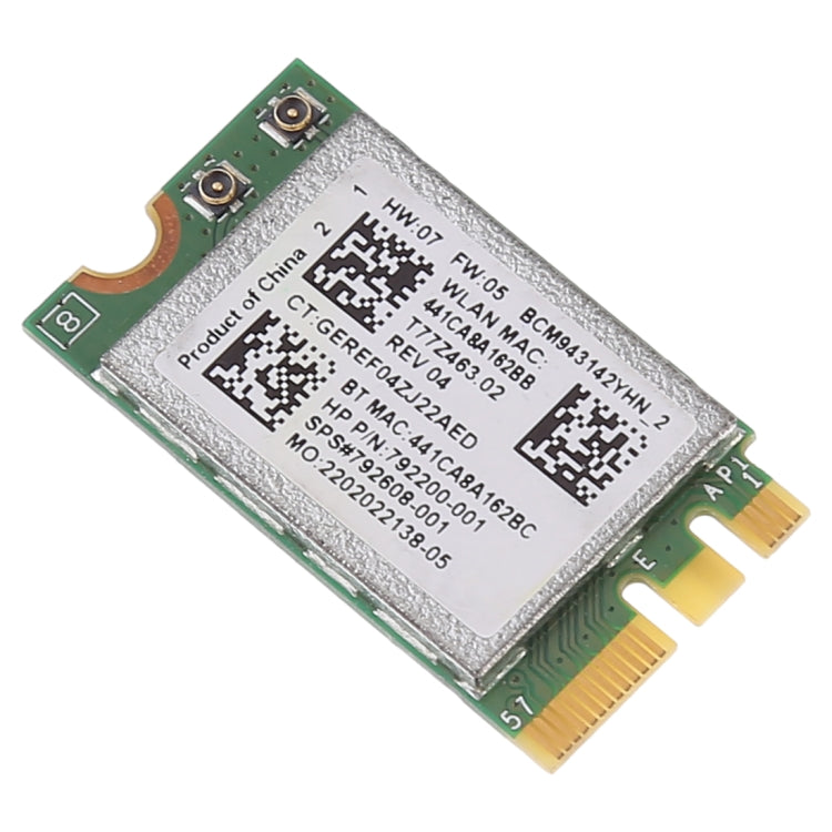 Card mạng không dây BCM943142Y M.2 NGFF 150Mbps 802.11b/g/n Bluetooth 4.0, BCM943142Y