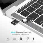 Bộ chuyển đổi OTG Mini hợp kim nhôm USB-C / Type-C đực sang USB cái