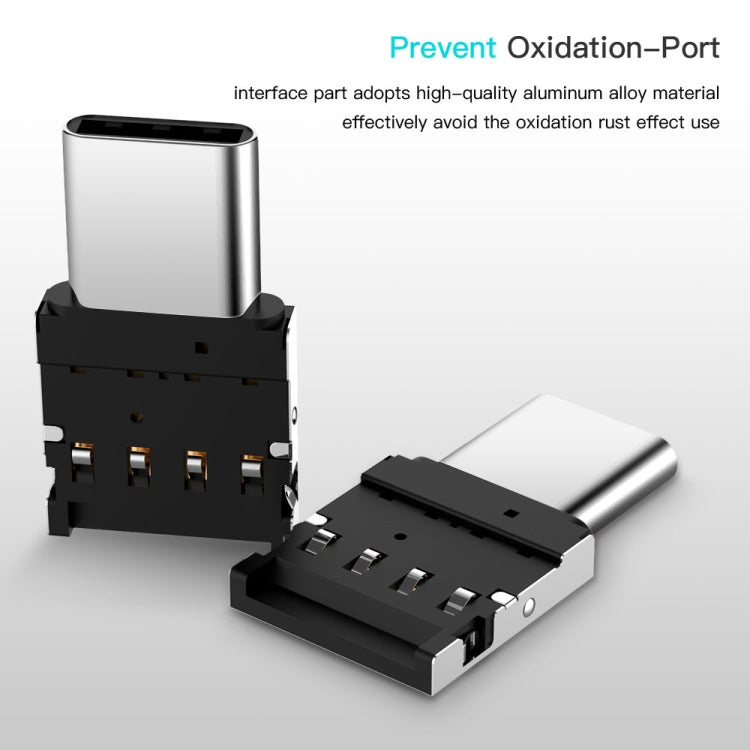 Bộ chuyển đổi OTG Mini hợp kim nhôm USB-C / Type-C đực sang USB cái