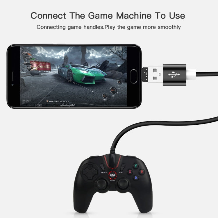 Bộ chuyển đổi OTG Mini hợp kim nhôm USB-C / Type-C đực sang USB cái