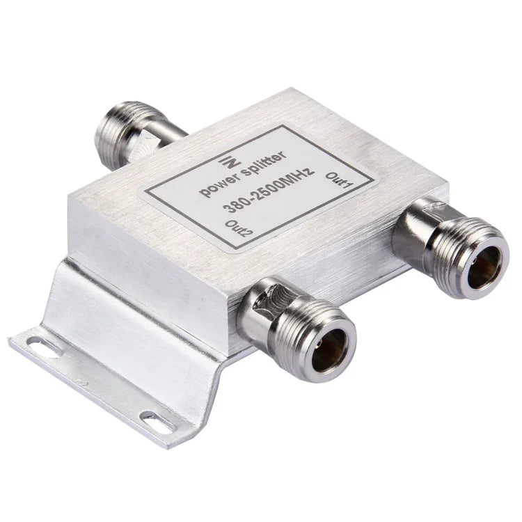 Bộ chia nguồn 2 chiều Adapter N cái 380-2500MHz, Adapter cái
