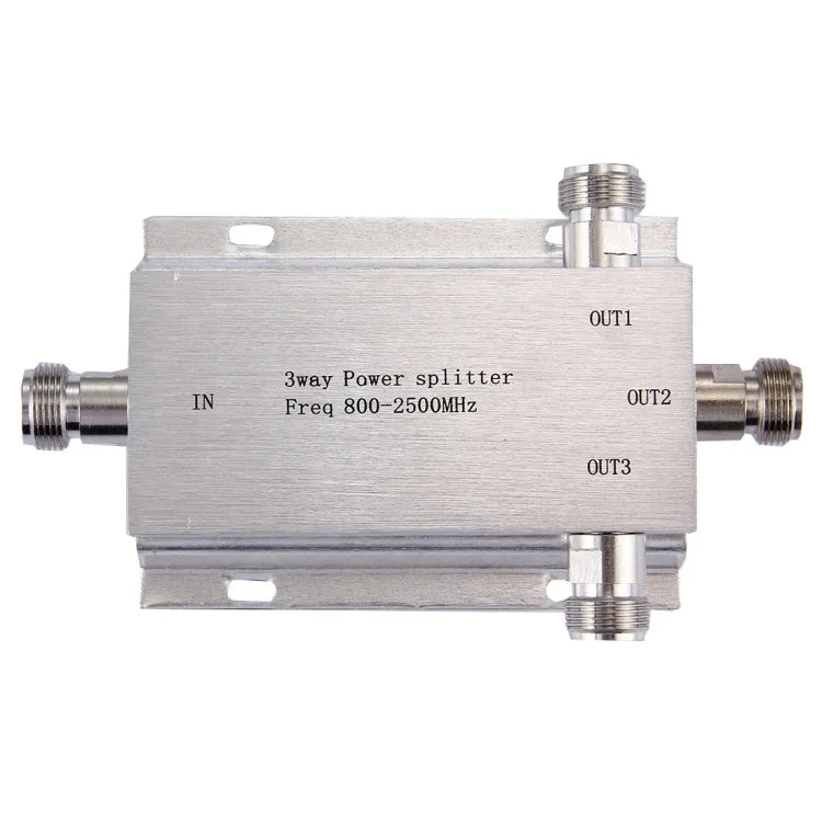 Bộ chia nguồn 3 chiều Adapter N cái 800-2500MHz, Bộ chia nguồn 3 chiều
