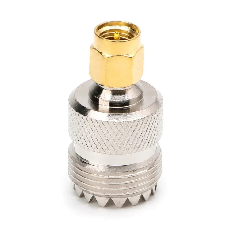 Đầu nối RF đồng trục SMA đực sang UHF cái, đực sang UHF cái