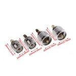 Bộ chuyển đổi 4 cái / Bộ A13 PL259 / SO239 sang SMA đực / cái loại đầu nối RF