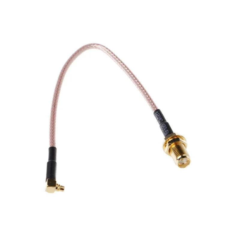 Cáp bện RG316 SMA Female sang MMCX Male góc phải, Chiều dài: 15cm