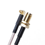 Cáp bện RG316 SMA Female sang MMCX Male góc phải, Chiều dài: 15cm