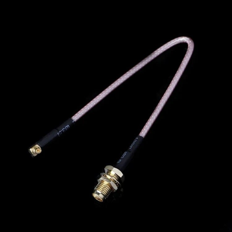 Cáp bện RG316 SMA Female sang MMCX Male góc phải, Chiều dài: 15cm