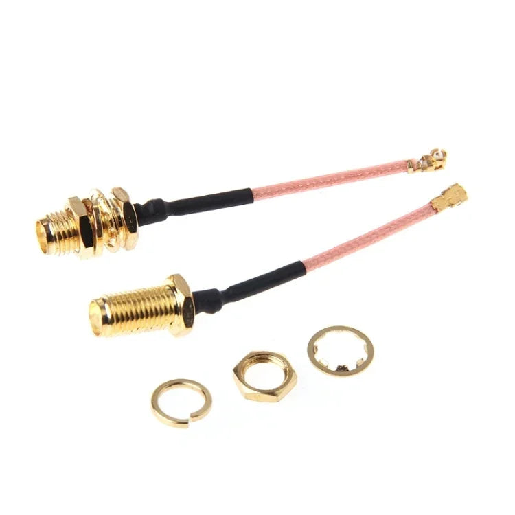 5 cái cáp bện chuyển đổi RG178 Ufl / IPX / IPEX sang SMA cái, chiều dài: 5cm, 5cm