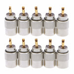 10 cái đầu nối UHF PL-259 đực hàn cho cáp đồng trục RG8X