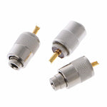 10 cái đầu nối UHF PL-259 đực hàn cho cáp đồng trục RG8X