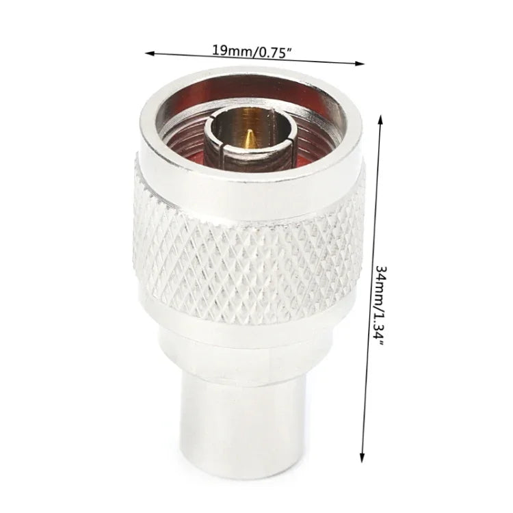 Bộ chuyển đổi RF đồng trục NJ / FMEJ N đực sang đầu nối FME