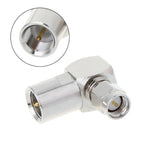 Cả hai đầu nối SMA đực sang FME đầu cắm RF góc phải bộ chuyển đổi gập cho cáp đồng trục