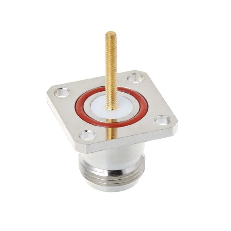 Đầu nối đồng N cái NKF với khung mặt bích 4 lỗ bộ chuyển đổi RF