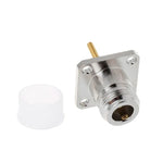Đầu nối đồng N cái NKF với khung mặt bích 4 lỗ bộ chuyển đổi RF
