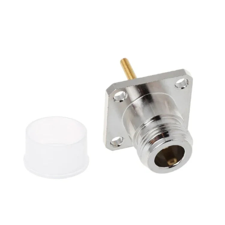 Đầu nối đồng N cái NKF với khung mặt bích 4 lỗ bộ chuyển đổi RF