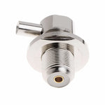 Đầu nối RF góc phải UHF cái SO239 cho cáp đồng trục RG58 / RG142 LMR195