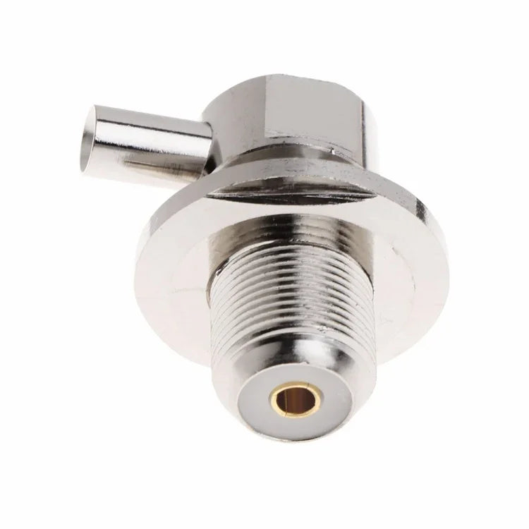 Đầu nối RF góc phải UHF cái SO239 cho cáp đồng trục RG58 / RG142 LMR195
