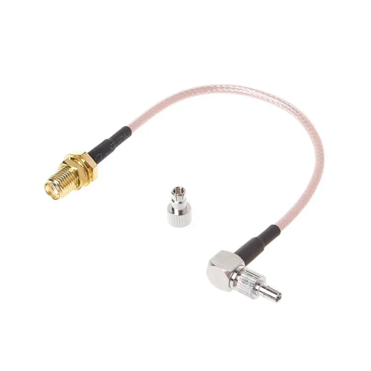 Cáp bộ chuyển đổi RG316 đầu nối RF đồng trục SMA cái sang CRC9 / TS9 đôi, chiều dài: 15cm