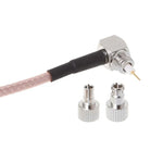 Cáp bộ chuyển đổi RG316 đầu nối RF đồng trục SMA cái sang CRC9 / TS9 đôi, chiều dài: 15cm