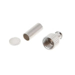 Đầu nối thẻ RF đồng trục góc phải 2 trong 1 TS9 / CRC9 đực cho RG174 / 178 / 316 LMR100