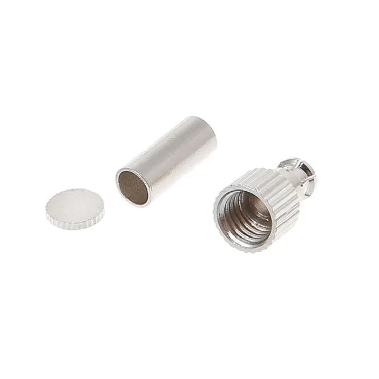 Đầu nối thẻ RF đồng trục góc phải 2 trong 1 TS9 / CRC9 đực cho RG174 / 178 / 316 LMR100