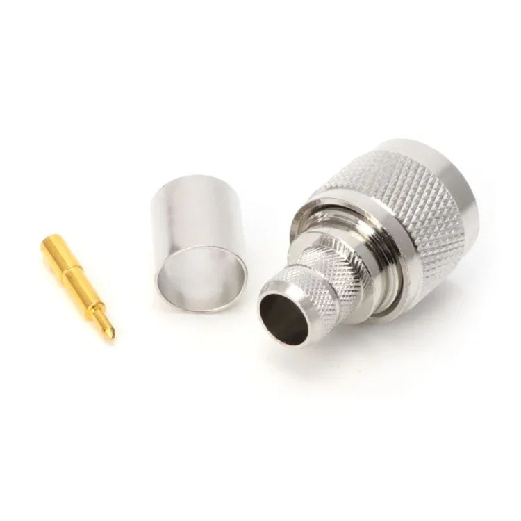 1 Bộ Đầu Nối RF Đầu Cắm N Loại Nối Chuyển Đổi cho Cáp LMR400 RG8