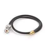 Cáp Đuôi Lợn RG58 Đầu Nối SMA Nữ sang UHF SO239 PL259 Nữ, Chiều Dài: 50cm