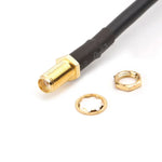 Cáp Đuôi Lợn RG58 Đầu Nối SMA Nữ sang UHF SO239 PL259 Nữ, Chiều Dài: 50cm