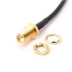 Cáp Kết Nối Mở Rộng Đầu Nối RG174 CRC9 Nam Thẳng sang SMA Nữ, Chiều Dài: 15cm
