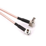 Cáp Kết Nối Bộ Kết Hợp Tách Đầu Cắm RG316 N Nam sang 2xTS9 / 2xCRC9 Nam, Chiều Dài: 15cm