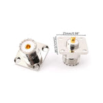 5 Chiếc Đầu Nối Gắn Bảng Mặt Bích UHF SO239 Nữ