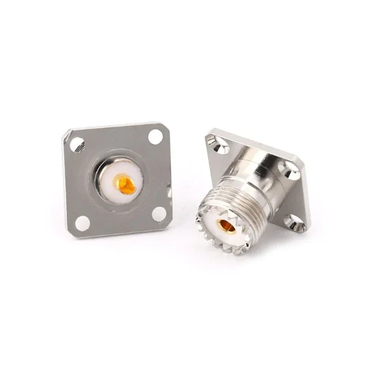 5 Chiếc Đầu Nối Gắn Bảng Mặt Bích UHF SO239 Nữ