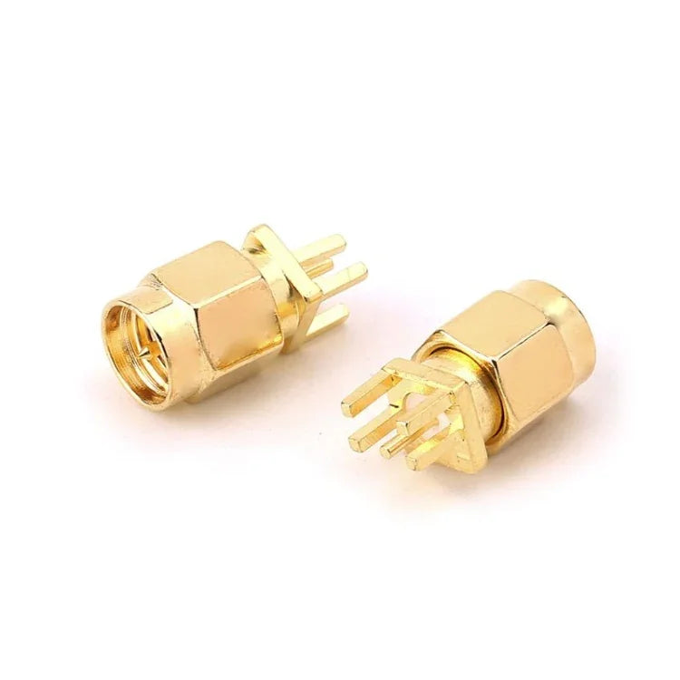 10 Chiếc Đầu Nối RF Gắn Kẹp PCB SMA Nữ 1.6mm