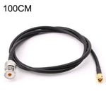 Cáp Kết Nối RG58 UHF Nữ sang SMA Nam, Chiều Dài: 100cm, Chiều Dài: 100cm