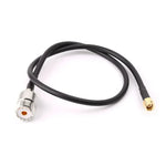 Cáp kết nối RG58 UHF Female sang SMA Male, Chiều dài: 50cm, Chiều dài: 50cm