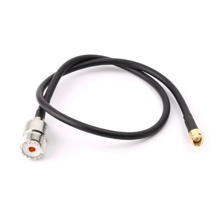 Cáp kết nối RG58 UHF Female sang SMA Male, Chiều dài: 50cm, Chiều dài: 50cm