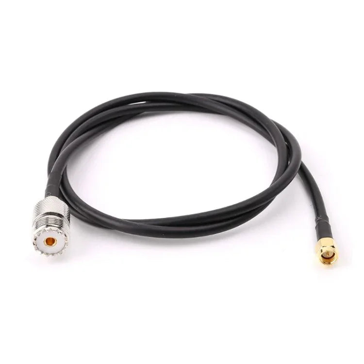Cáp Kết Nối RG58 UHF Nữ sang SMA Nam, Chiều Dài: 100cm, Chiều Dài: 100cm