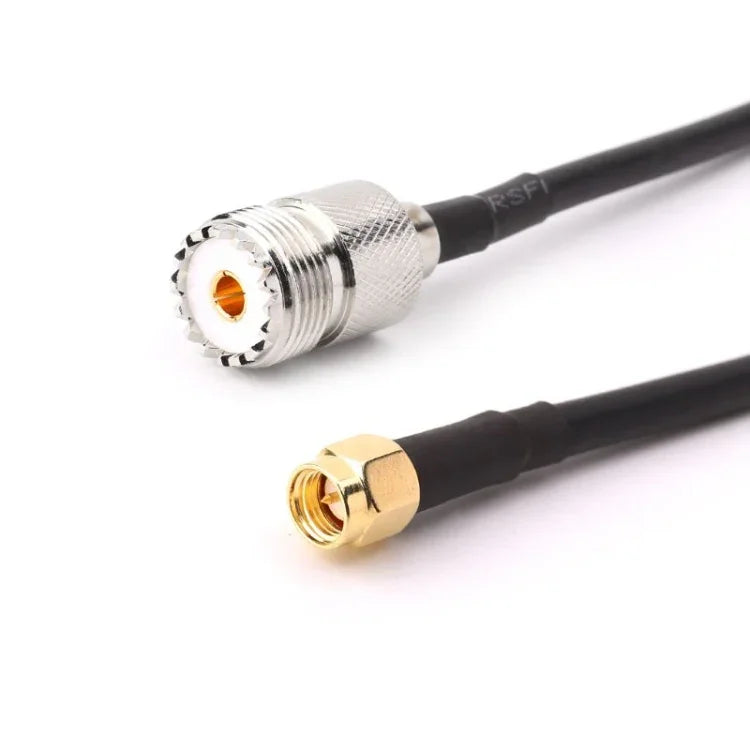 Cáp Kết Nối RG58 UHF Nữ sang SMA Nam, Chiều Dài: 100cm, Chiều Dài: 100cm